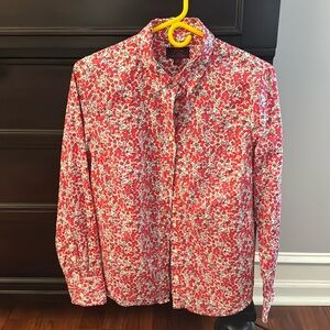 J Crew Liberty of London button down blouse